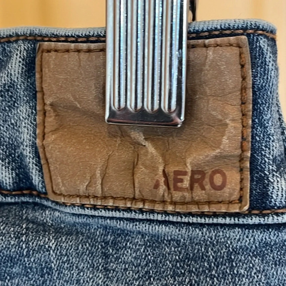 Aeropostale High Rise Distressed Jegging Size 0 Regular - Picture 10 of 10